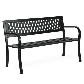 Vrtna Klupa S Naslonom 125 X 77 X 49 Cm Sofa Clover 3