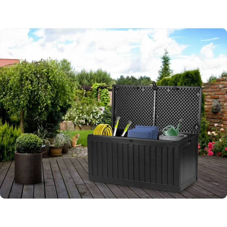 Vrtna Kutija 109 × 51 × 55 Cm 270 L Crna 3