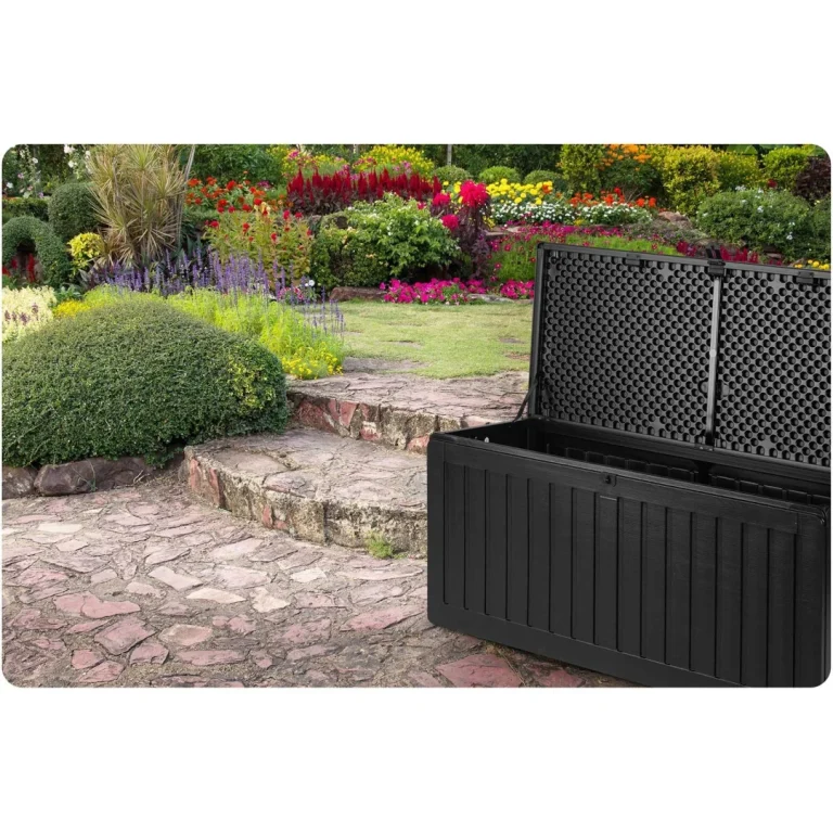 Vrtna Kutija 109 × 51 × 55 Cm 270 L Crna 9