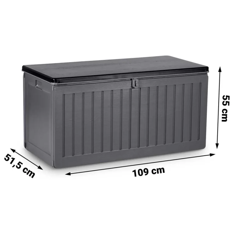 Vrtna Kutija 109 × 51 × 55 Cm 270 L Siva 10