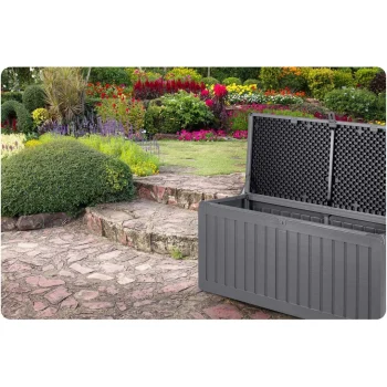 Vrtna Kutija 109 × 51 × 55 Cm 270 L Siva 11