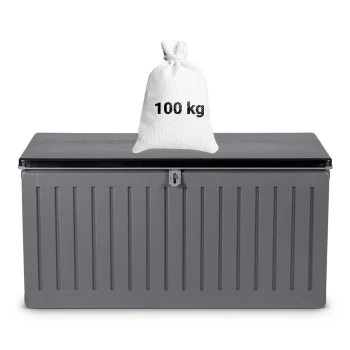 Vrtna Kutija 109 × 51 × 55 Cm 270 L Siva 15