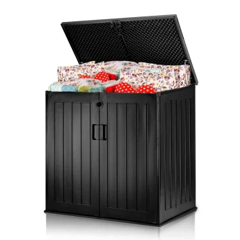 Vrtna Kutija 116 × 112,5 × 71 Cm 775 L Crna 11