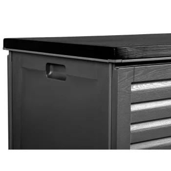 Vrtna Kutija 143 × 57 × 53,5 Cm 390 L Crno Siva 4