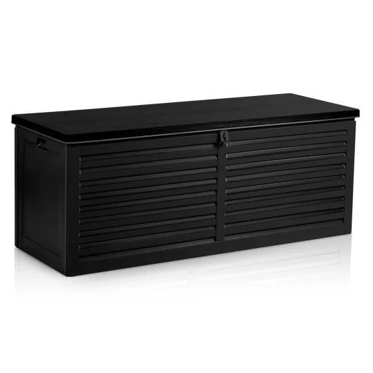 Vrtna Kutija 143,5 × 57 × 53,5 Cm 390 L Crna 1