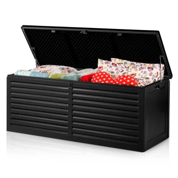 Vrtna Kutija 143,5 × 57 × 53,5 Cm 390 L Crna 9
