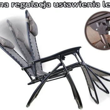 Vrtna Ležaljka Chocolate S Naslonom I Postoljem 10