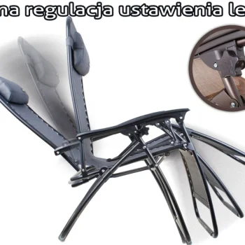 Vrtna Ležaljka Prugasta S Naslonom I Postoljem 12