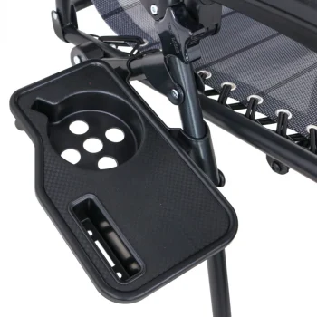 Vrtna Ležaljka Prugasta S Naslonom I Postoljem 6