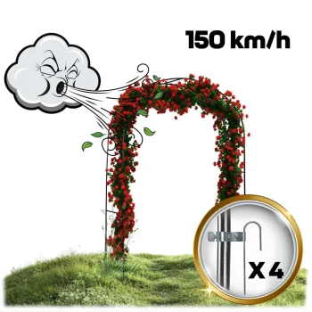 Vrtna Pergola Luk 240 Cm Plonos Pl 990, Zelena, Var. 499001 8