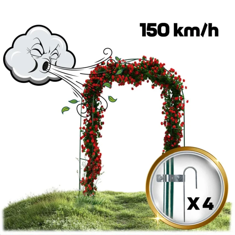 Vrtna Pergola Luk 240 Cm Plonos Pl 990, Zelena 11