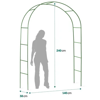 Vrtna Pergola Luk 240 Cm Plonos Pl 990, Zelena 6