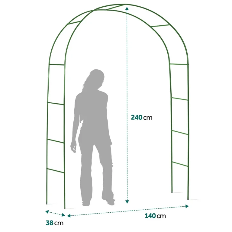 Vrtna Pergola Luk 240 Cm Plonos Pl 990, Zelena 6