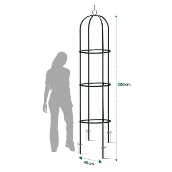Vrtna Pergola Stup 200 Cm Plonos Pl 992, Crvena, Var. 499201 4