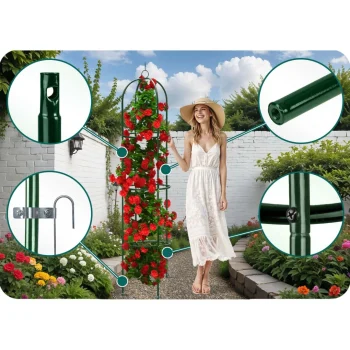 Vrtna Pergola Stup 200 Cm Plonos Pl 992, Crvena 9