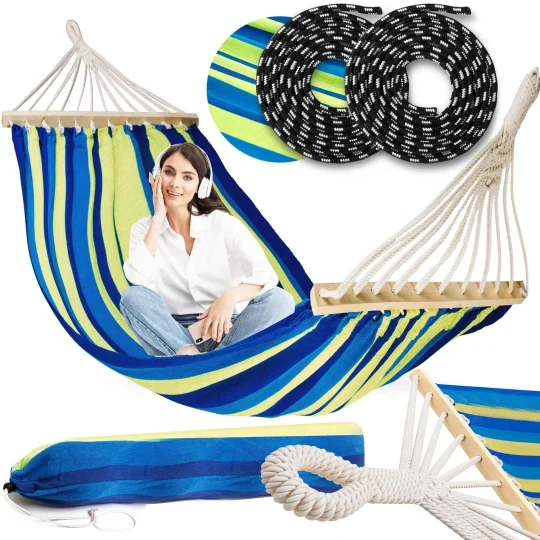 Vrtna Viseća Mreža 200 X 100 Cm Bahama Sofa Za Jednu Osobu 1