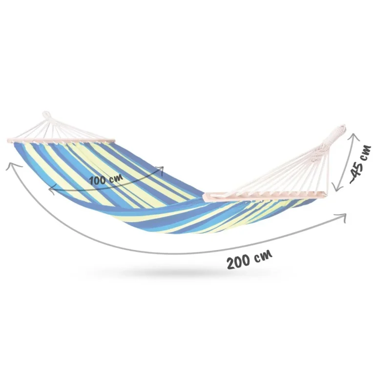 Vrtna Viseća Mreža 200 X 100 Cm Bahama Sofa Za Jednu Osobu 7