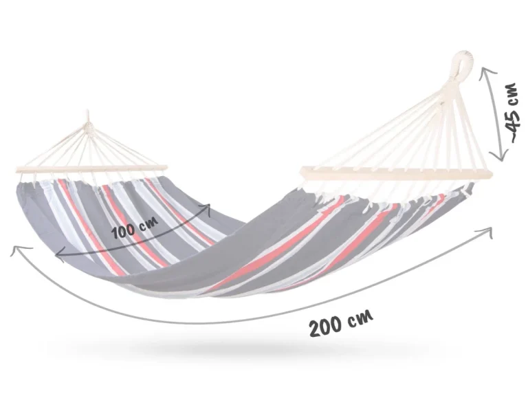 Vrtna Viseća Mreža Bahama 200 × 100 Cm, Za Jednu Osobu 7
