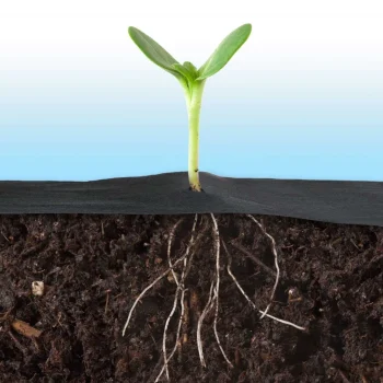 Vrtni Agrotekstil 1 M X 50 M + 50 Plonos Iglica Crni 8