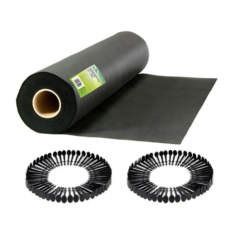 Vrtni Agrotekstil 1 M X 75 M + 50 Plonos Iglica Crni 4