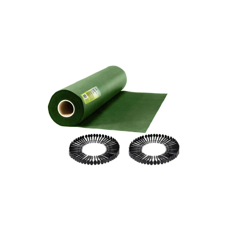 Vrtni Agrotekstil 1,6 M X 50 M 70 G/m2 + 100 Plonos Iglica Zeleni 6