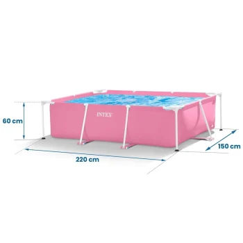 Vrtni Bazen S Okvirom 220 X 150 X 60 Cm 2 U 1 Intex 28266 6