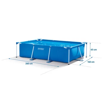Vrtni Bazen S Okvirom 260 X 160 X 65 Cm 15 U 1 Intex 28271, Plava, Var. 28271 15w1set 3