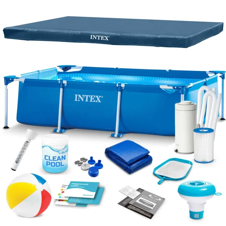 Vrtni Bazen S Okvirom 300 X 200 X 75 Cm 15 U 1 Intex 28272, Plava, Var. 28272 15w1set 1