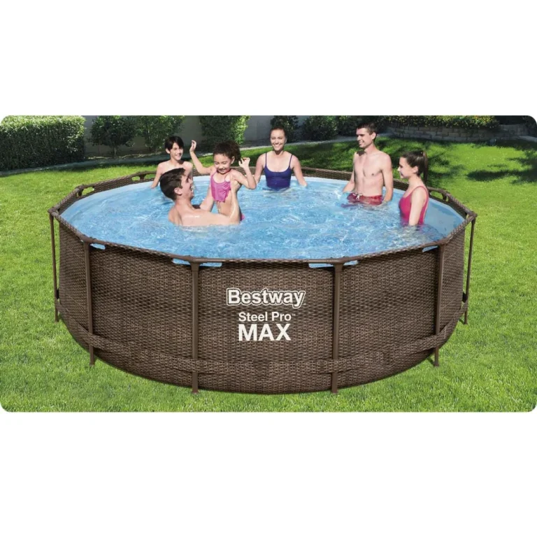 Vrtni Bazen S Okvirom 366 X 100 Cm 18 U 1 Bestway 56709, Siva, Var. 56709 17w1b 2