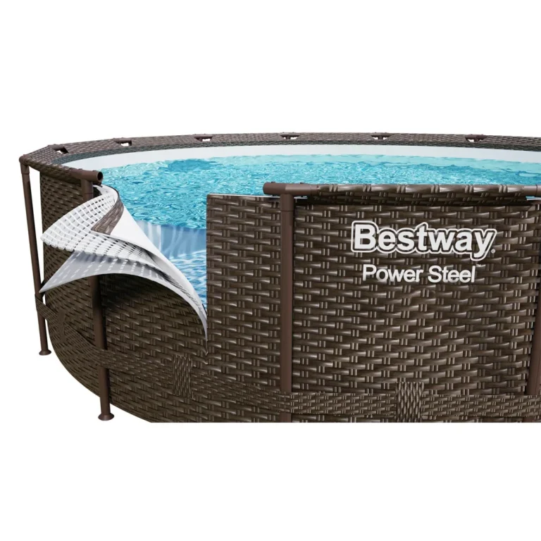 Vrtni Bazen S Okvirom 366 X 100 Cm 18 U 1 Bestway 56709, Siva 7