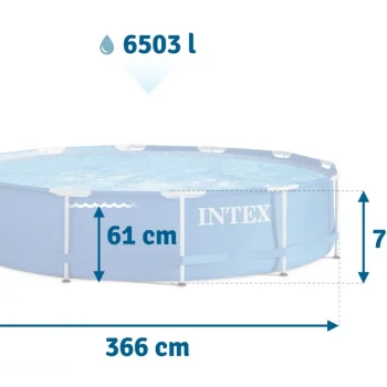 Vrtni Bazen S Okvirom 366 X 76 Cm 6 U 1 Intex 28210 4