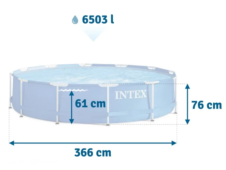 Vrtni Bazen S Okvirom 366 X 76 Cm 6 U 1 Intex 28210 4