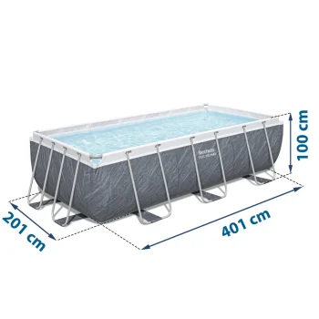 Vrtni Bazen S Okvirom 404 X 201 X 100 Cm 11 U 1 Bestway 56721 12