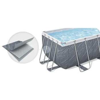 Vrtni Bazen S Okvirom 412 X 201 X 122 Cm 17 U 1 Bestway 56722, Siva 2