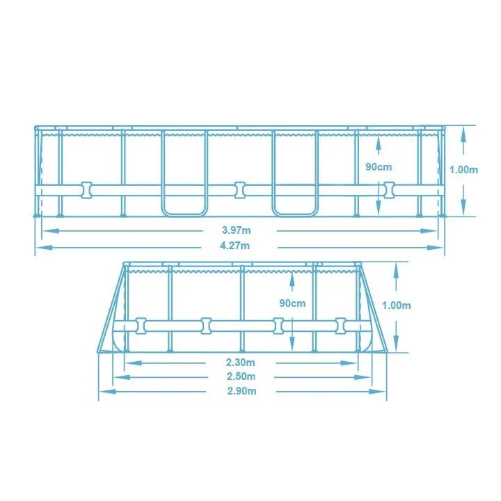 Vrtni Bazen S Okvirom 427 X 250 X 100 Cm 18 U 1 Bestway 56714 6