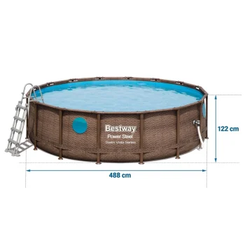 Vrtni Bazen S Okvirom 488 X 122 Cm 18 U 1 Bestway 56725 4