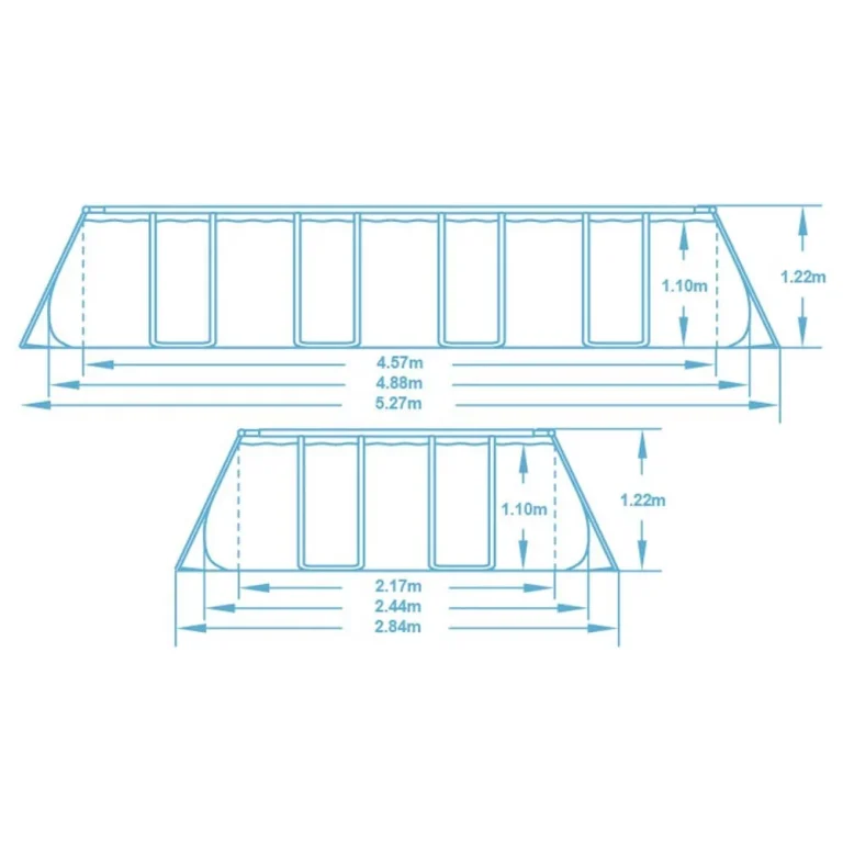 Vrtni Bazen S Okvirom 488 X 244 X 122 Cm 11 U 1 Bestway 56671 3