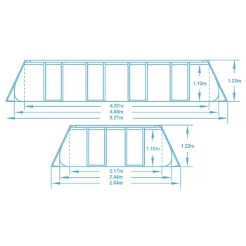 Vrtni Bazen S Okvirom 488 X 244 X 122 Cm 18 U 1 Bestway 56671 3