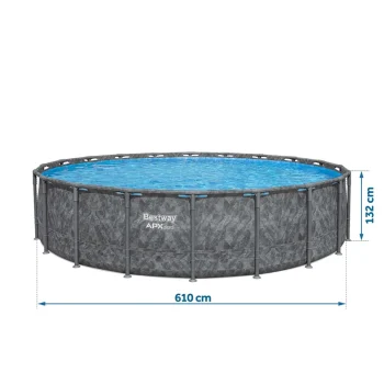 Vrtni Bazen S Okvirom 610 X 132 Cm 11 U 1 Bestway 561ke 7