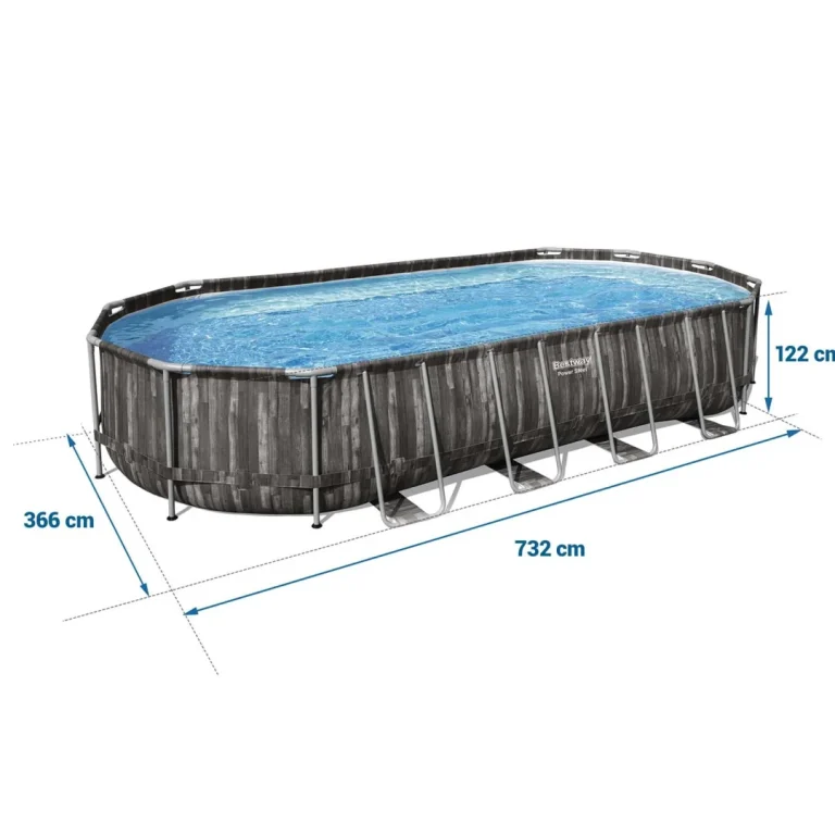 Vrtni Bazen S Okvirom 732 X 366 X 122 Cm 12 U 1 Bestway 5611t 7