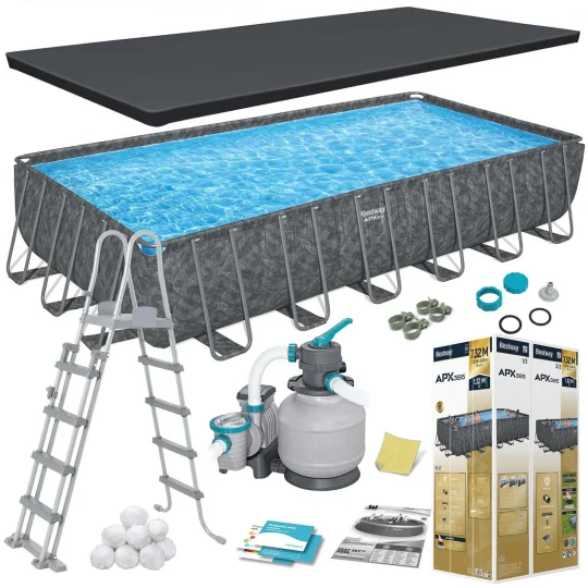 Vrtni Bazen S Okvirom 732 X 366 X 132 Cm 11 U 1 Bestway 561 Kg 1