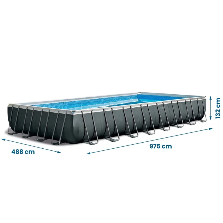 Vrtni Bazen S Okvirom 975 X 488 X 132 Cm 22 U 1 Intex 26378 + Gratis Skuter 10