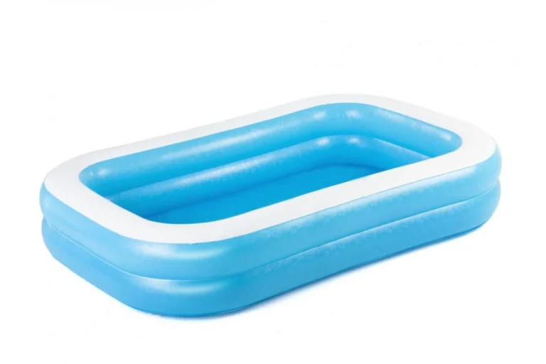 Vrtni Bazen Za Djecu 6+ Napuhavanje 2 Prstena 262x175x51cm Bestway + Krpa Za Popravak 1