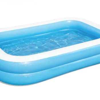 Vrtni Bazen Za Djecu 6+ Napuhavanje 2 Prstena 262x175x51cm Bestway + Krpa Za Popravak 2