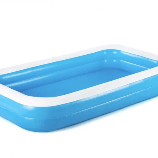 Vrtni Bazen Za Djecu 6+ Napuhavanje 2 Prstena 305x183x46cm Bestway + Krpa Za Popravak 1