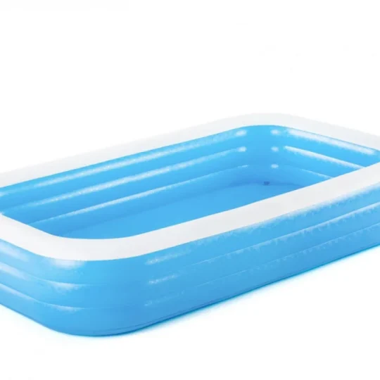 Vrtni Bazen Za Djecu 6+ Napuhavanje 3 Prstena 305x183x56cm Bestway + Krpa Za Popravak 1