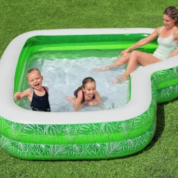 Vrtni Bazen Za Djecu 6+ Tropical Paradise 231x51 Bestway + Napuhavano Sjedalo + Mjesto Za Piće 4