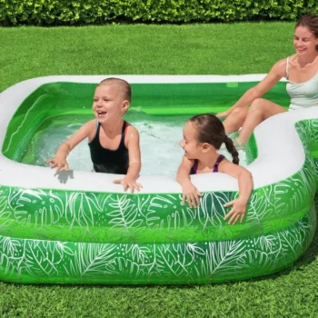 Vrtni Bazen Za Djecu 6+ Tropical Paradise 231x51 Bestway + Napuhavano Sjedalo + Mjesto Za Piće 5