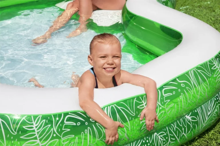 Vrtni Bazen Za Djecu 6+ Tropical Paradise 231x51 Bestway + Napuhavano Sjedalo + Mjesto Za Piće 6