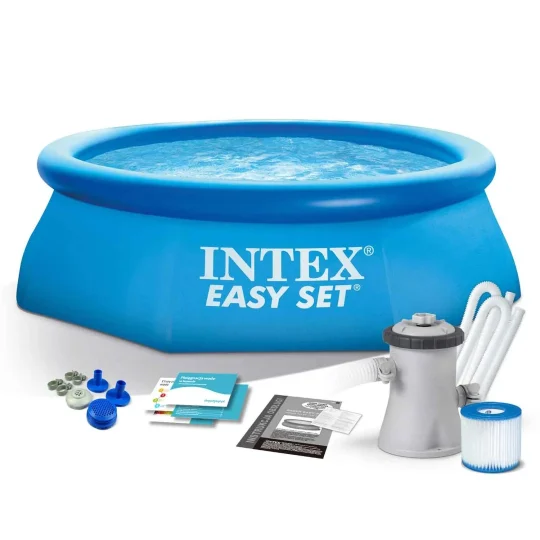 Vrtni Ekspanzijski Bazen 244 X 76 Cm 3 U 1 Intex 28112 1